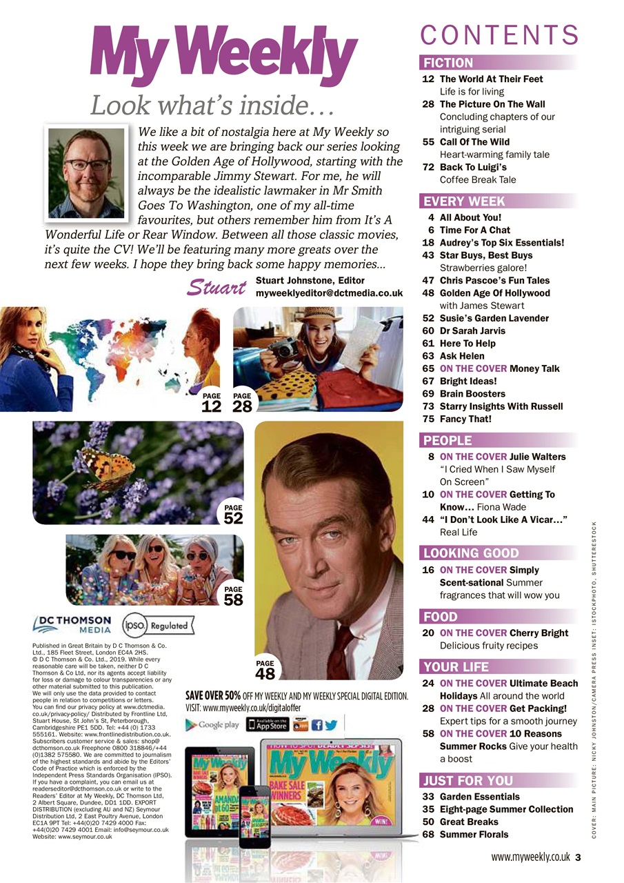 My Weekly Preview Pages