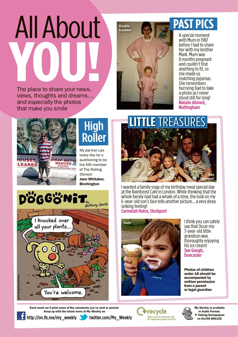 My Weekly Preview Pages