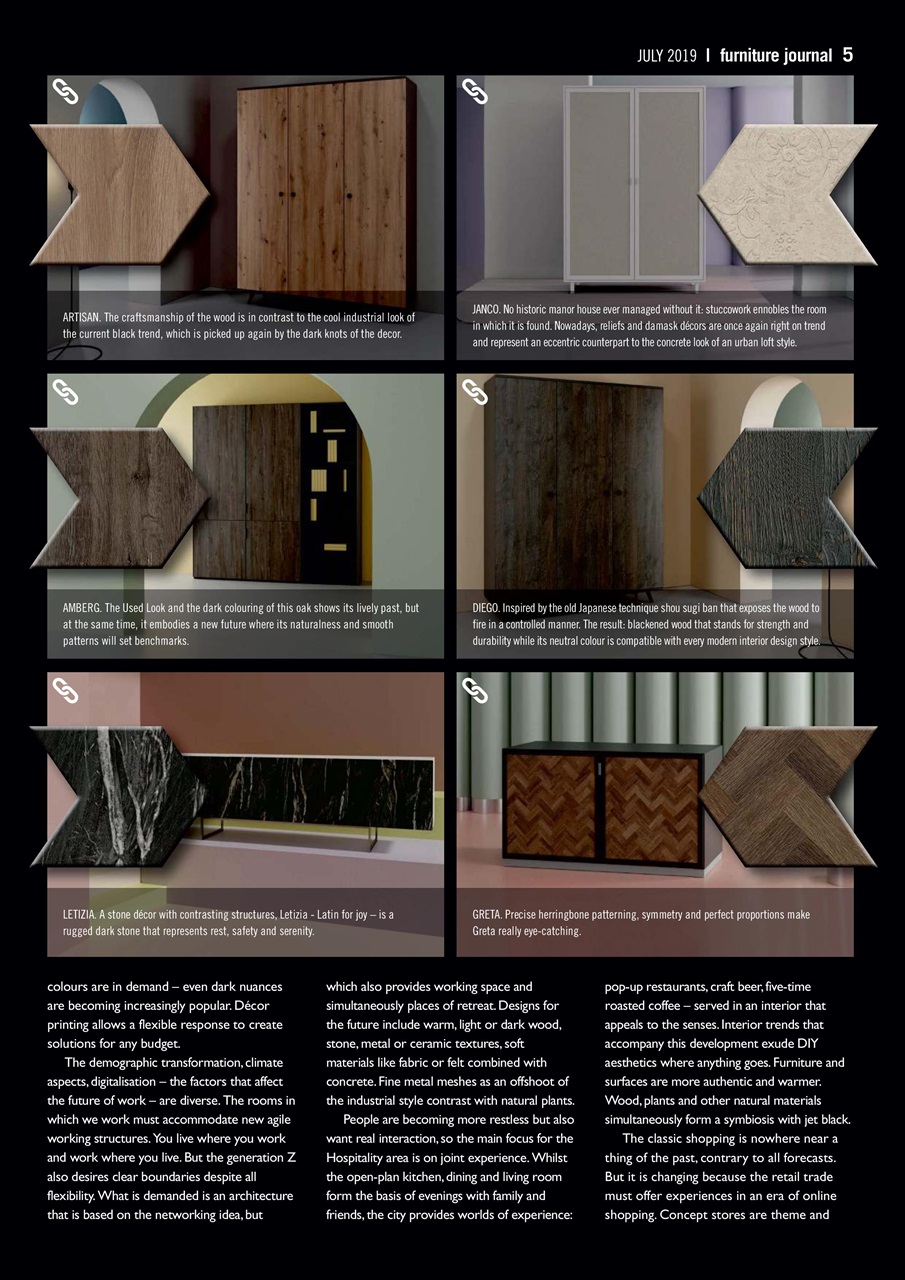 Furniture Journal Magazine Preview Pages