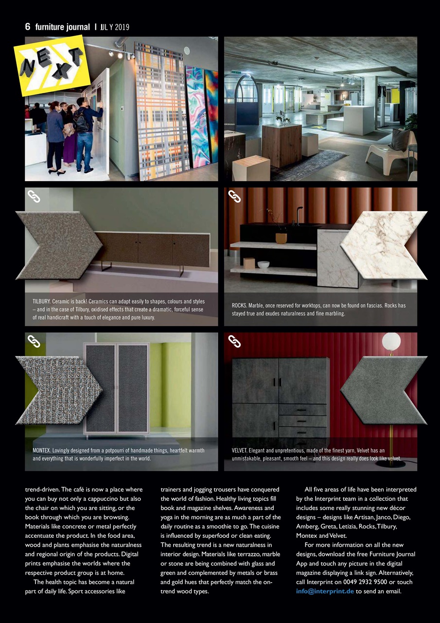 Furniture Journal Magazine Preview Pages