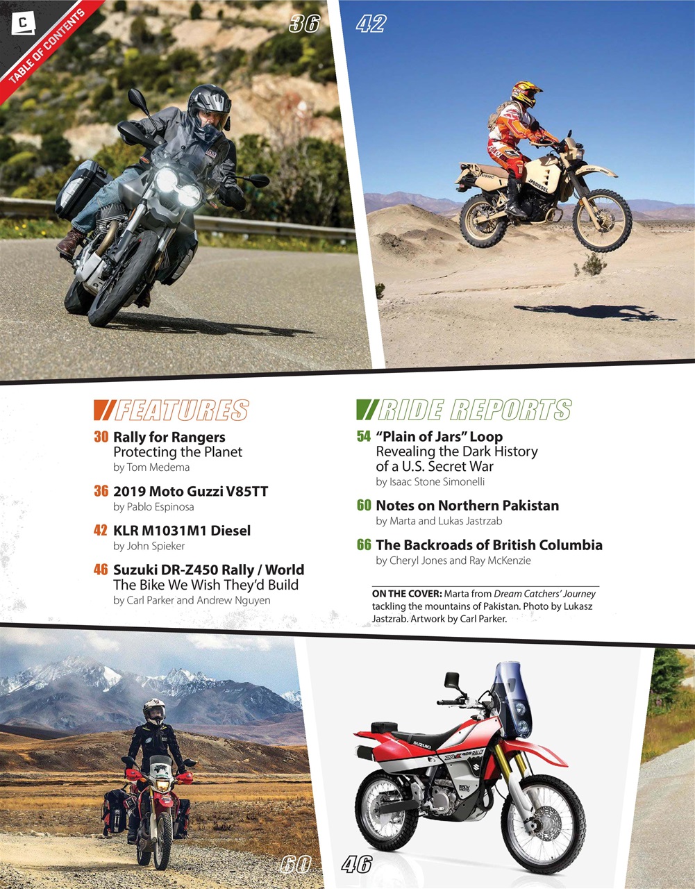 Adventure Motorcycle Preview Pages