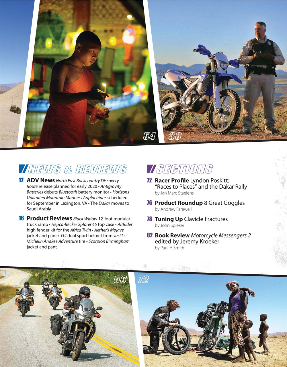 Adventure Motorcycle Preview Pages