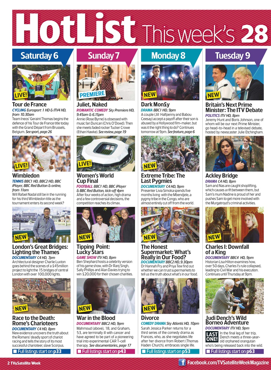TV & Satellite Week Preview Pages