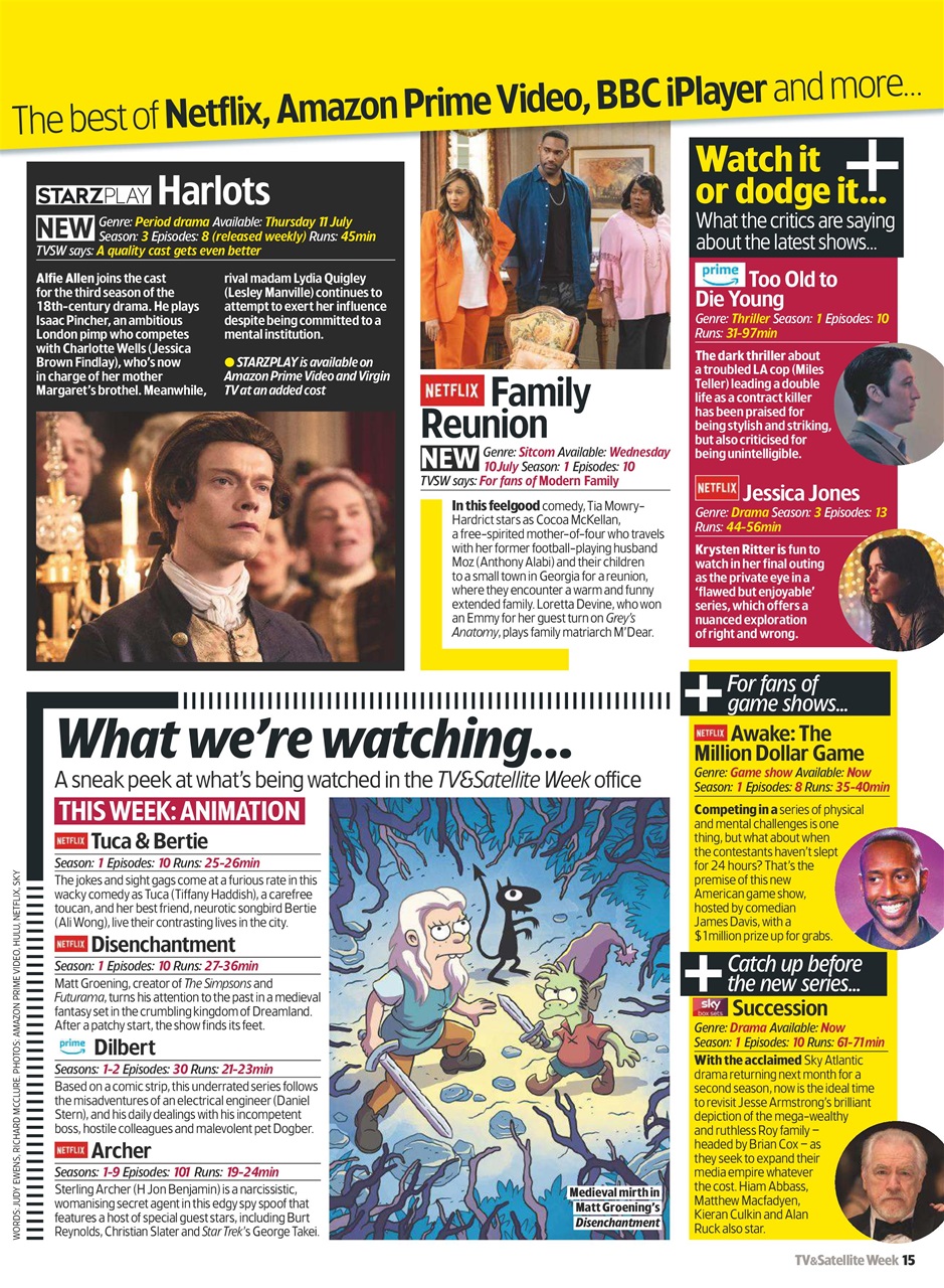 TV & Satellite Week Preview Pages
