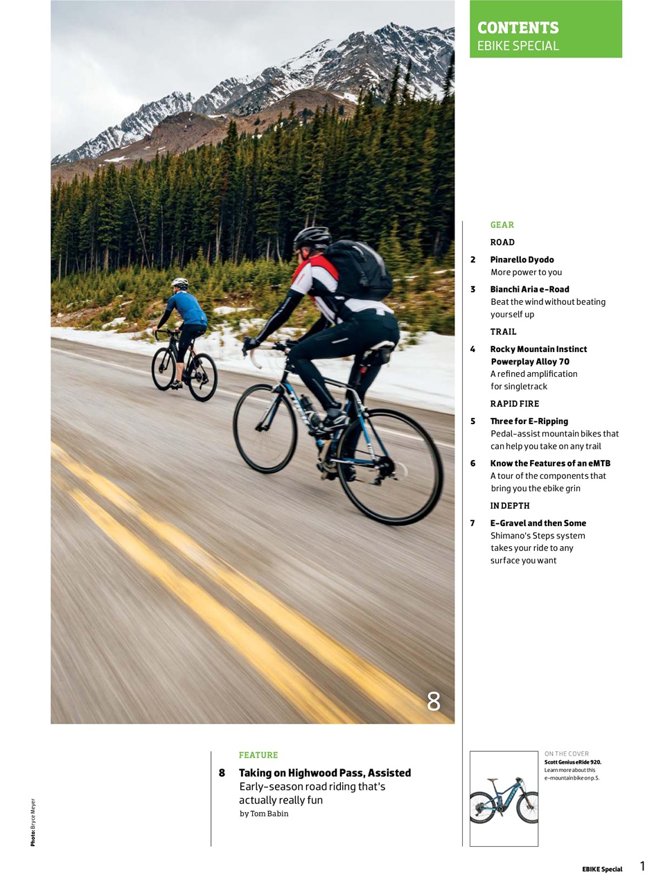 Canadian Cycling Magazine Preview Pages
