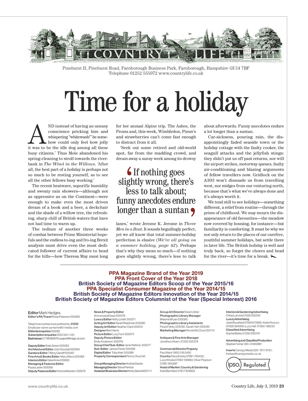 Country Life Preview Pages