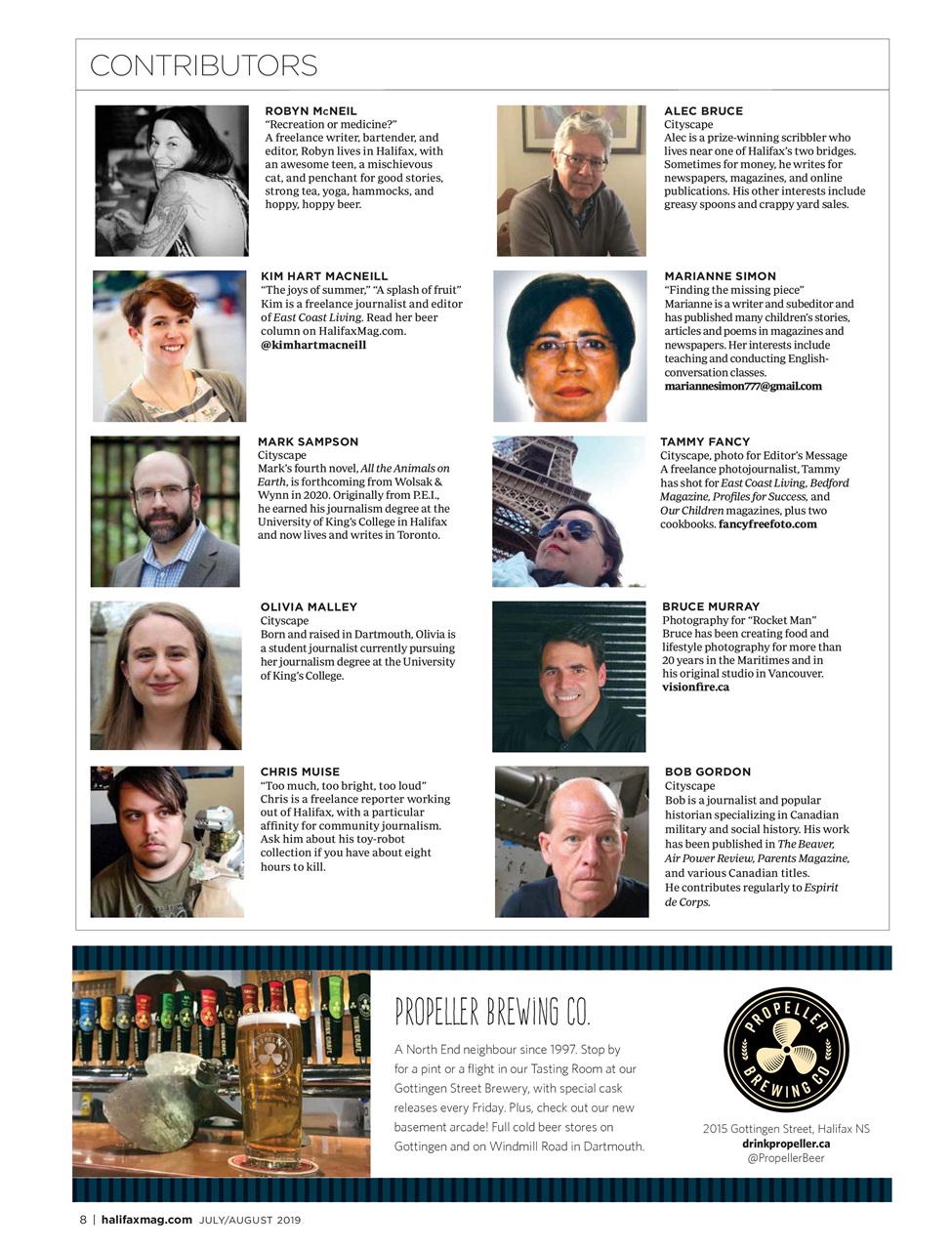 Halifax Magazine Preview Pages