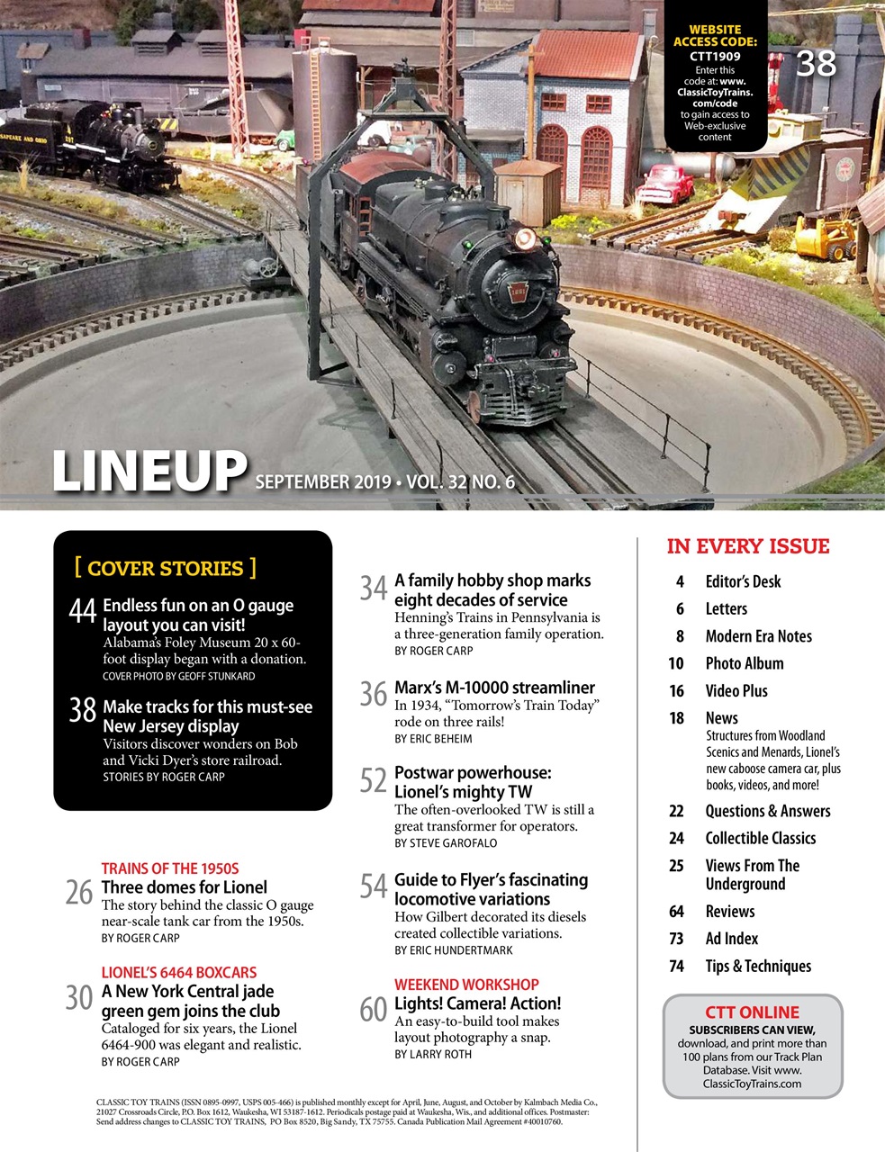 Classic Toy Trains Preview Pages