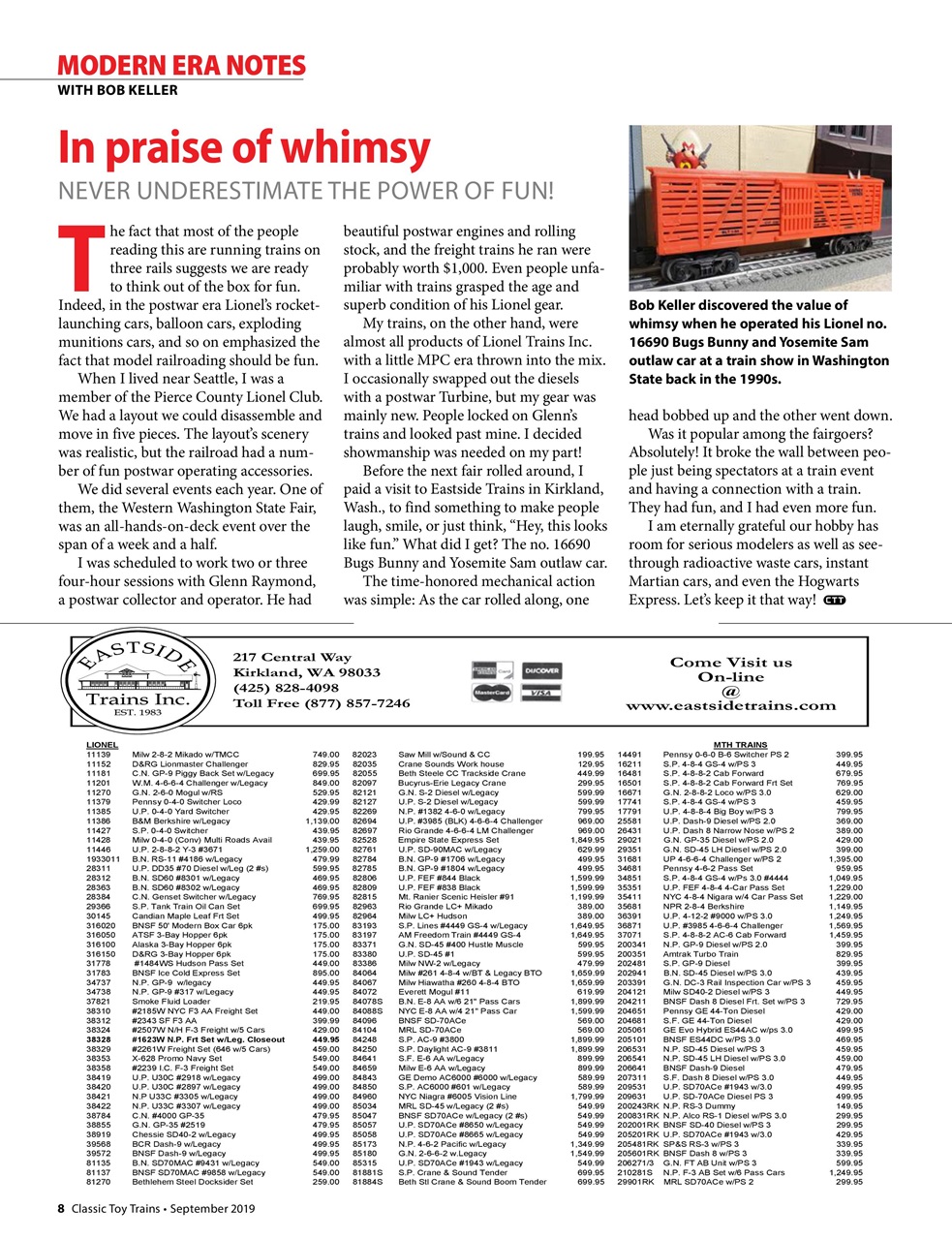 Classic Toy Trains Preview Pages