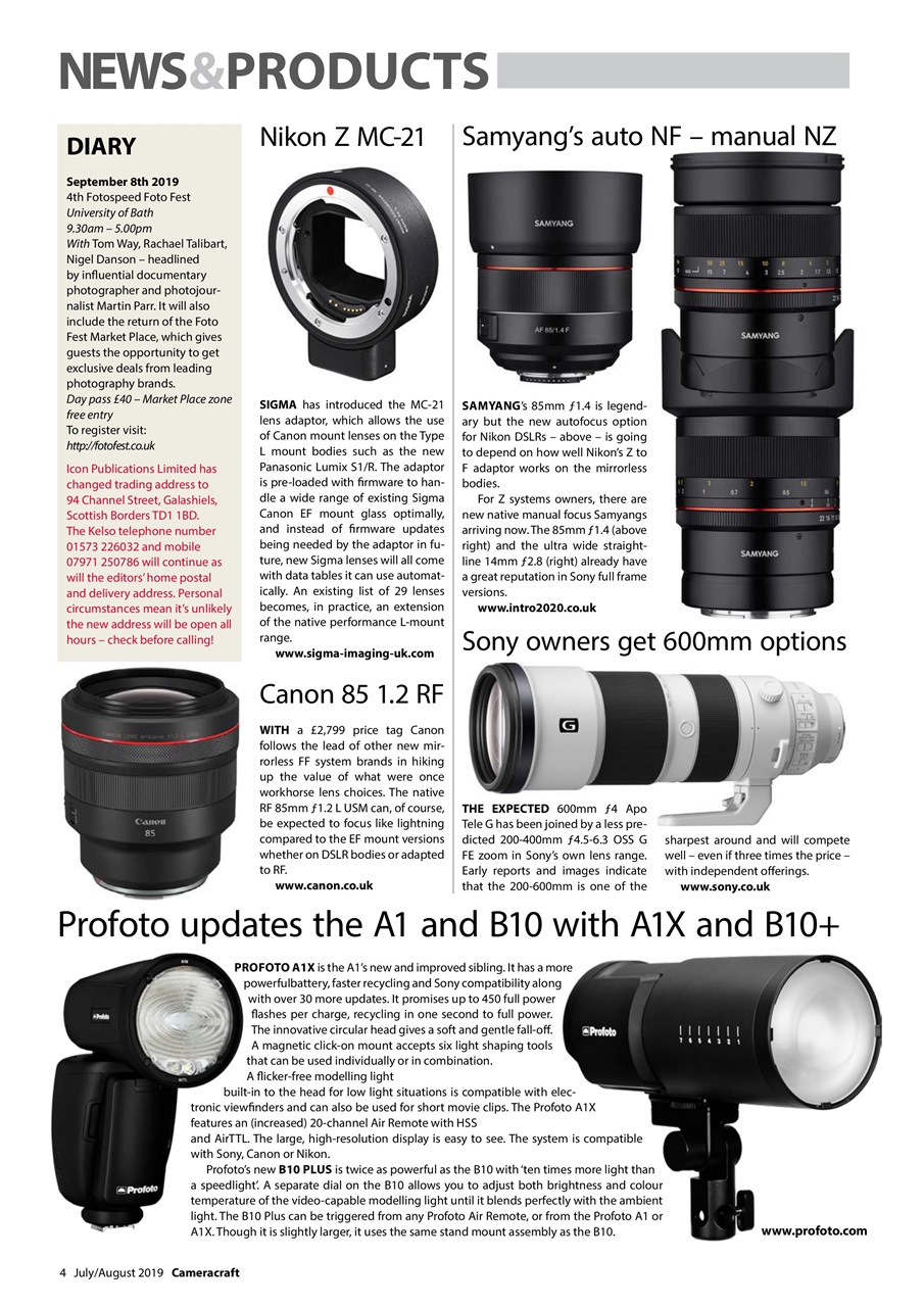 f2 Cameracraft Preview Pages