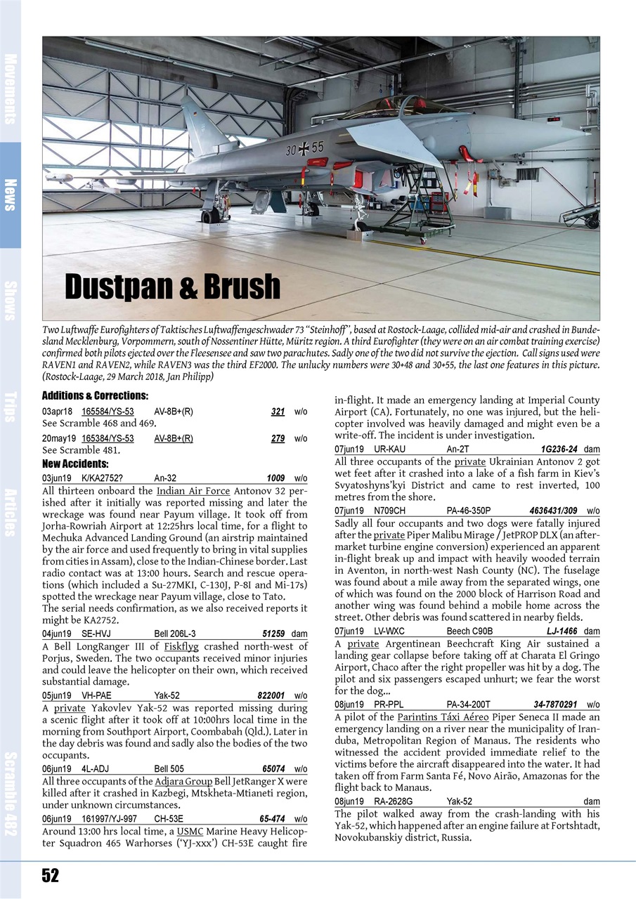 Scramble Magazine Preview Pages