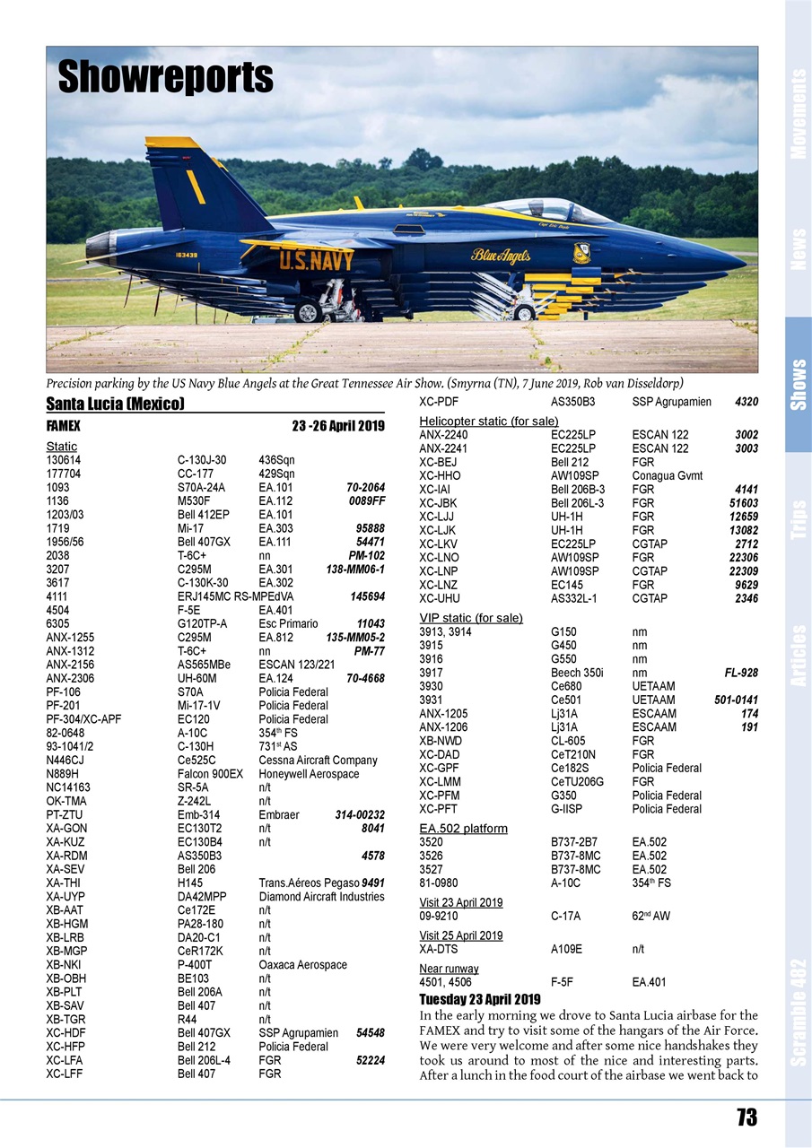 Scramble Magazine Preview Pages