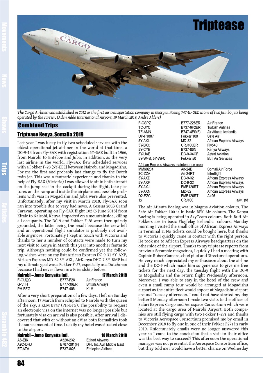 Scramble Magazine Preview Pages