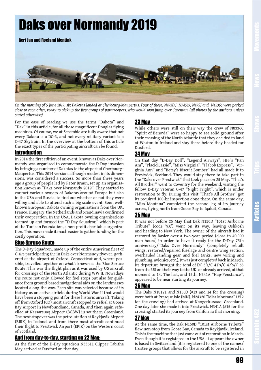 Scramble Magazine Preview Pages