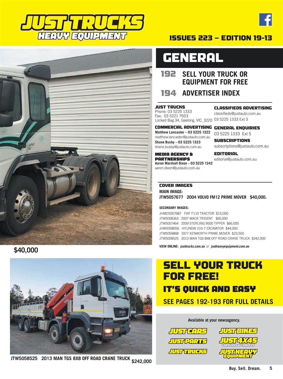 JUST TRUCKS Preview Pages