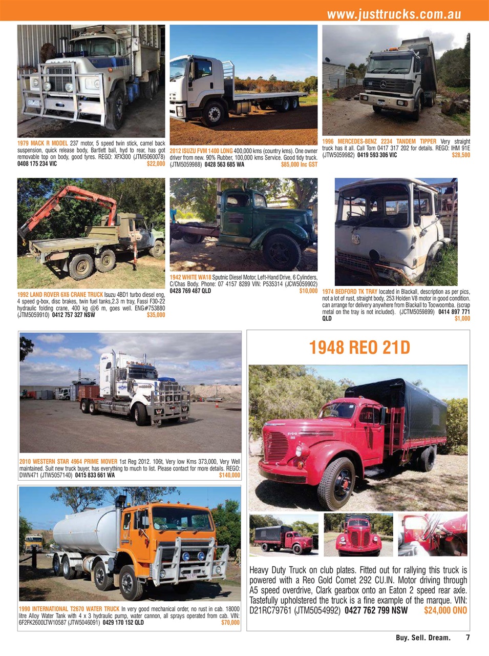 JUST TRUCKS Preview Pages