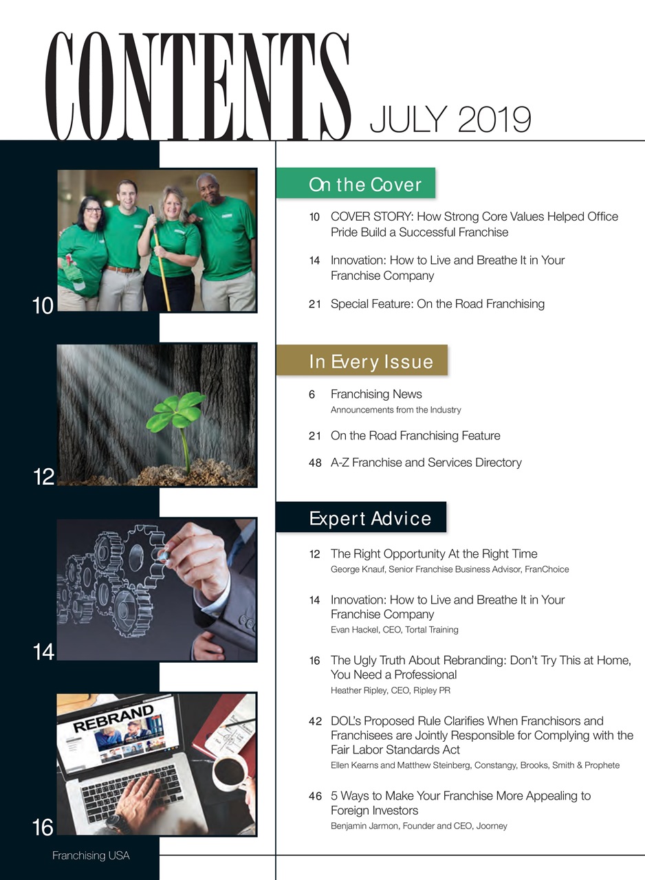 Franchising USA Preview Pages