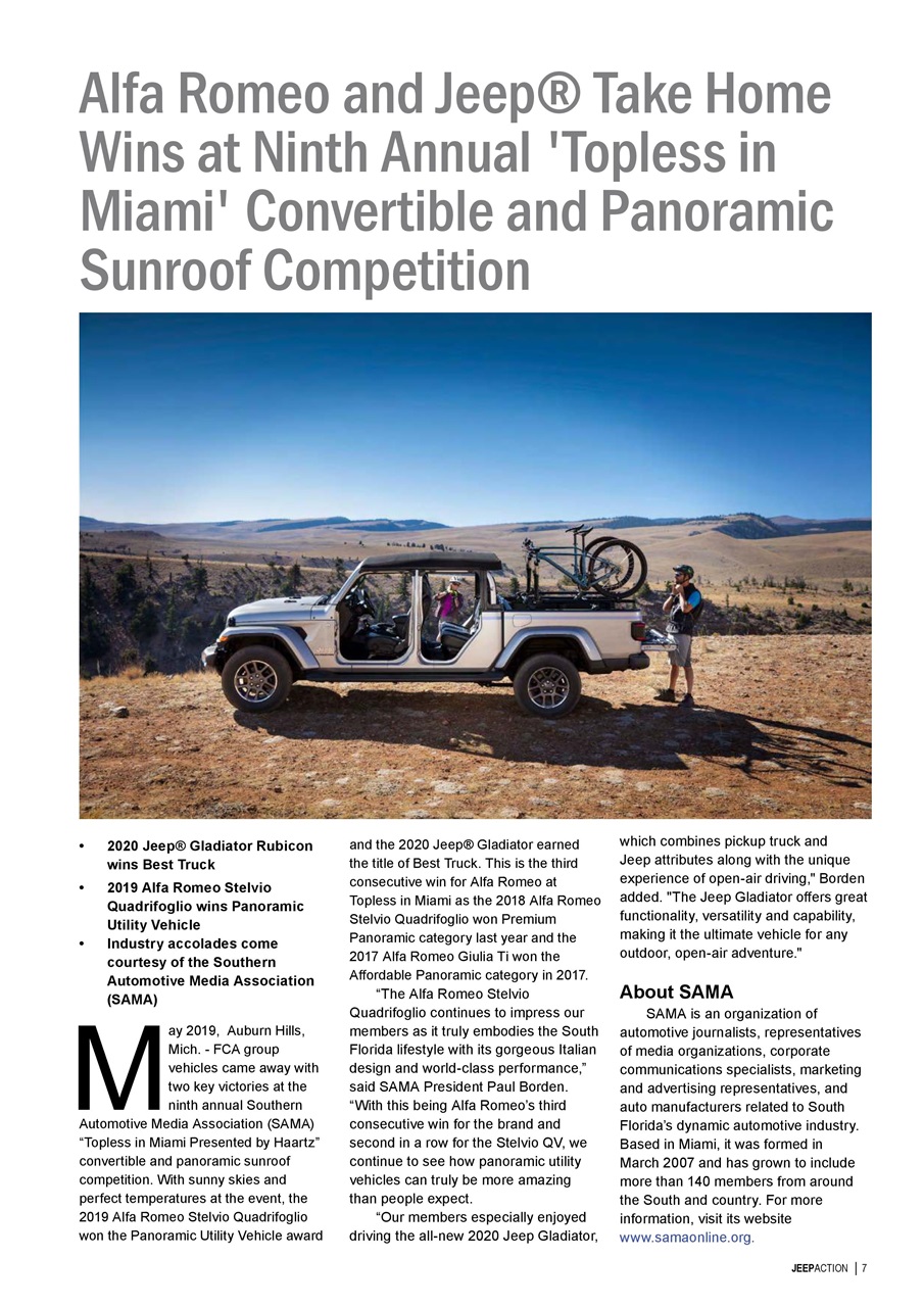Jeep Action Preview Pages