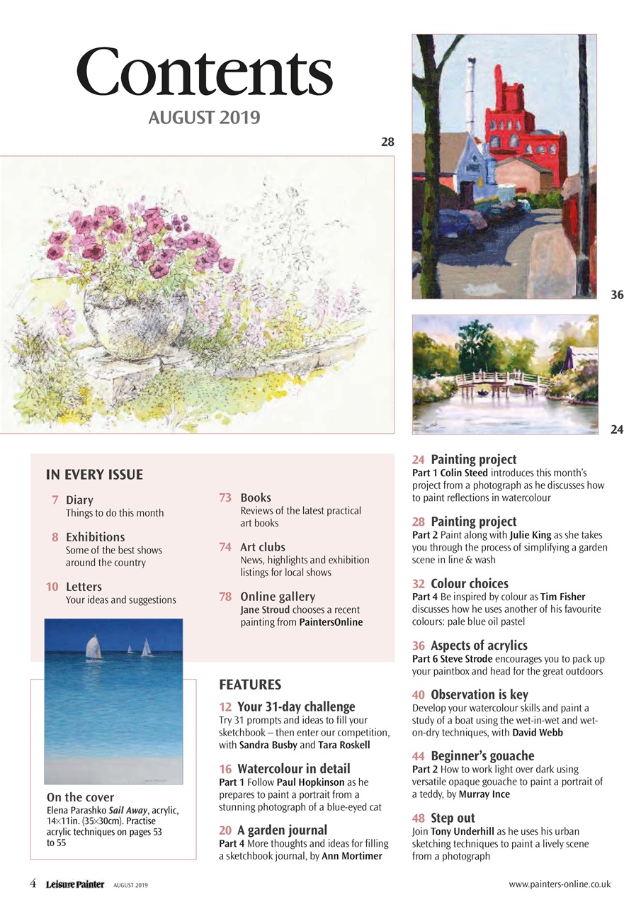 Leisure Painter & The Artist Preview Pages