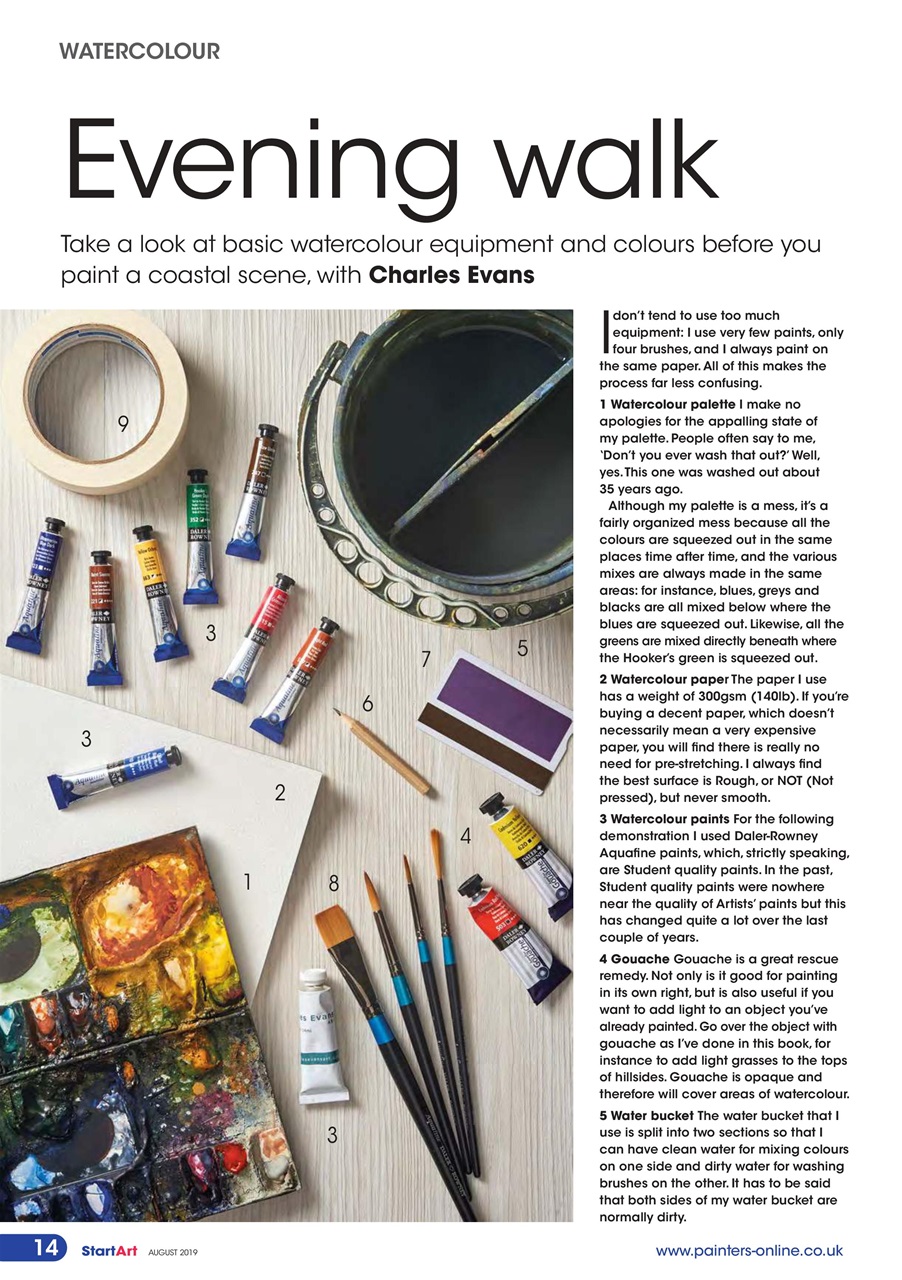 Start Art Preview Pages