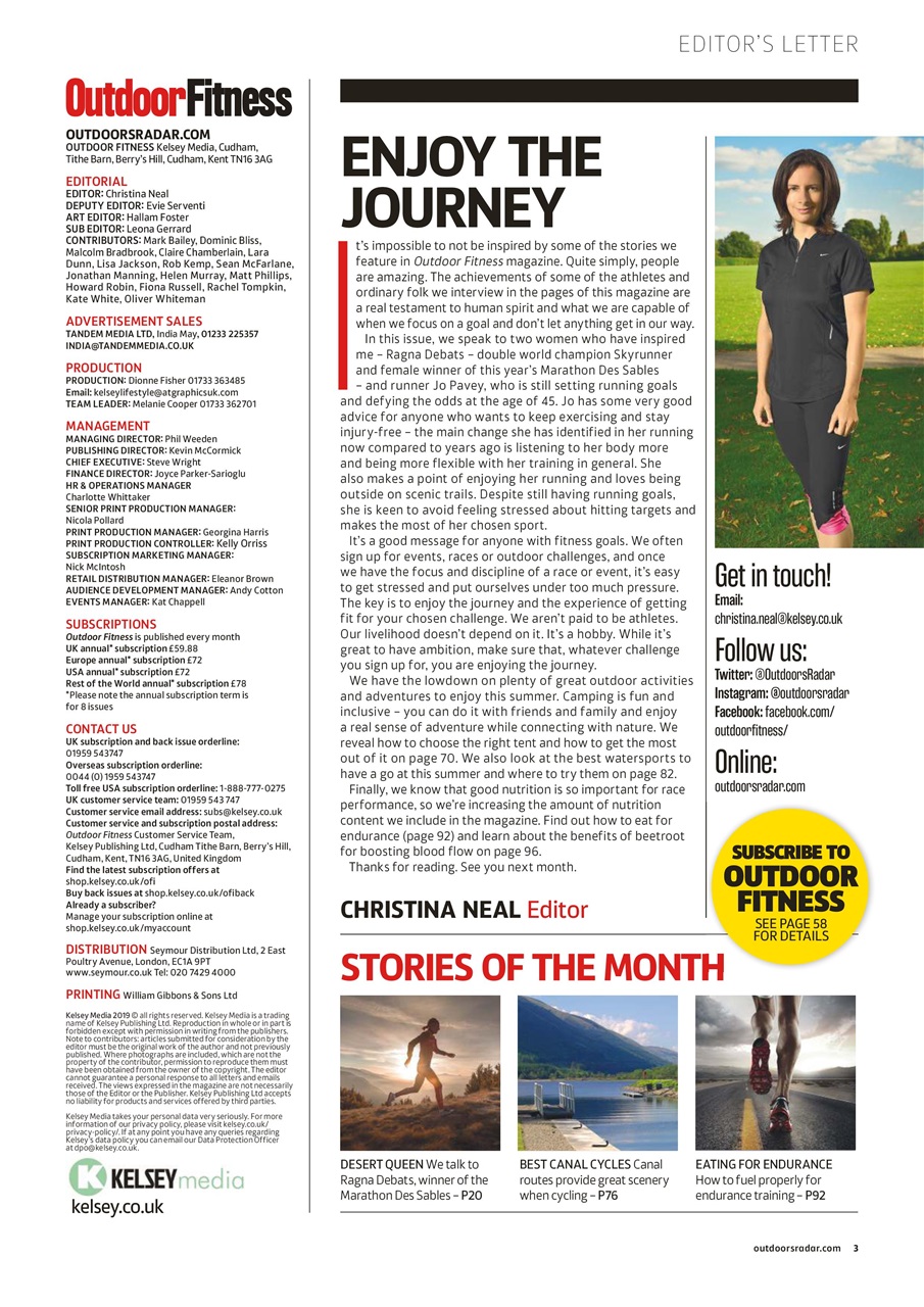Outdoor Fitness & Adventure Preview Pages