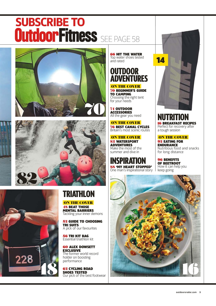 Outdoor Fitness & Adventure Preview Pages