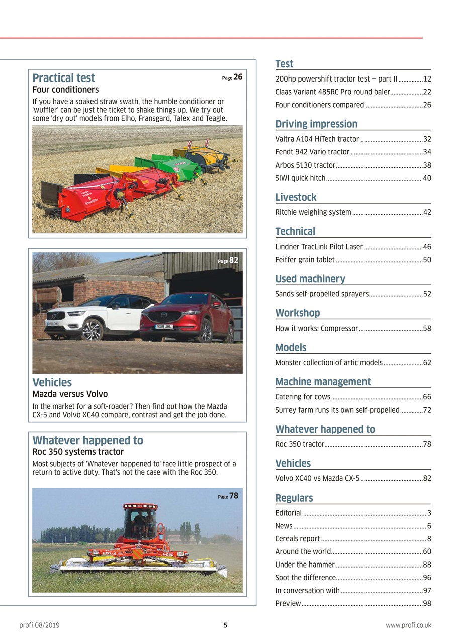 Profi International Preview Pages