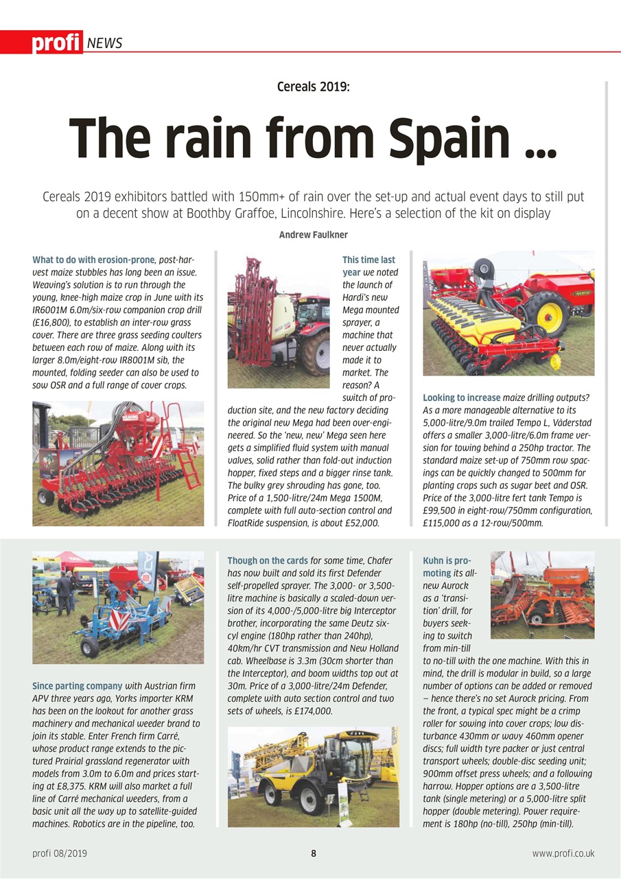 Profi International Preview Pages