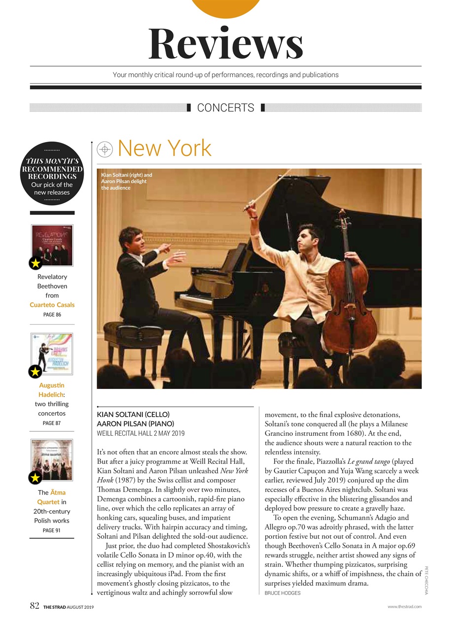 The Strad Preview Pages