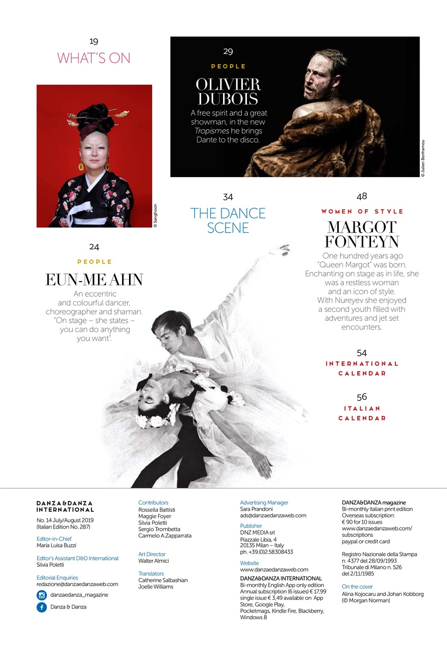 DANZA&DANZA International Preview Pages