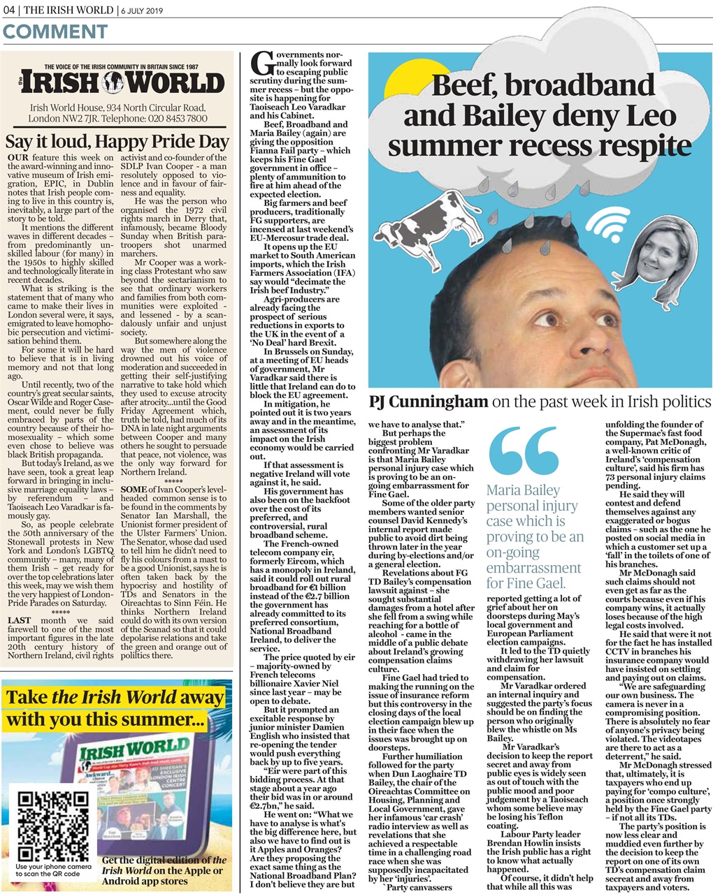 Irish World Preview Pages