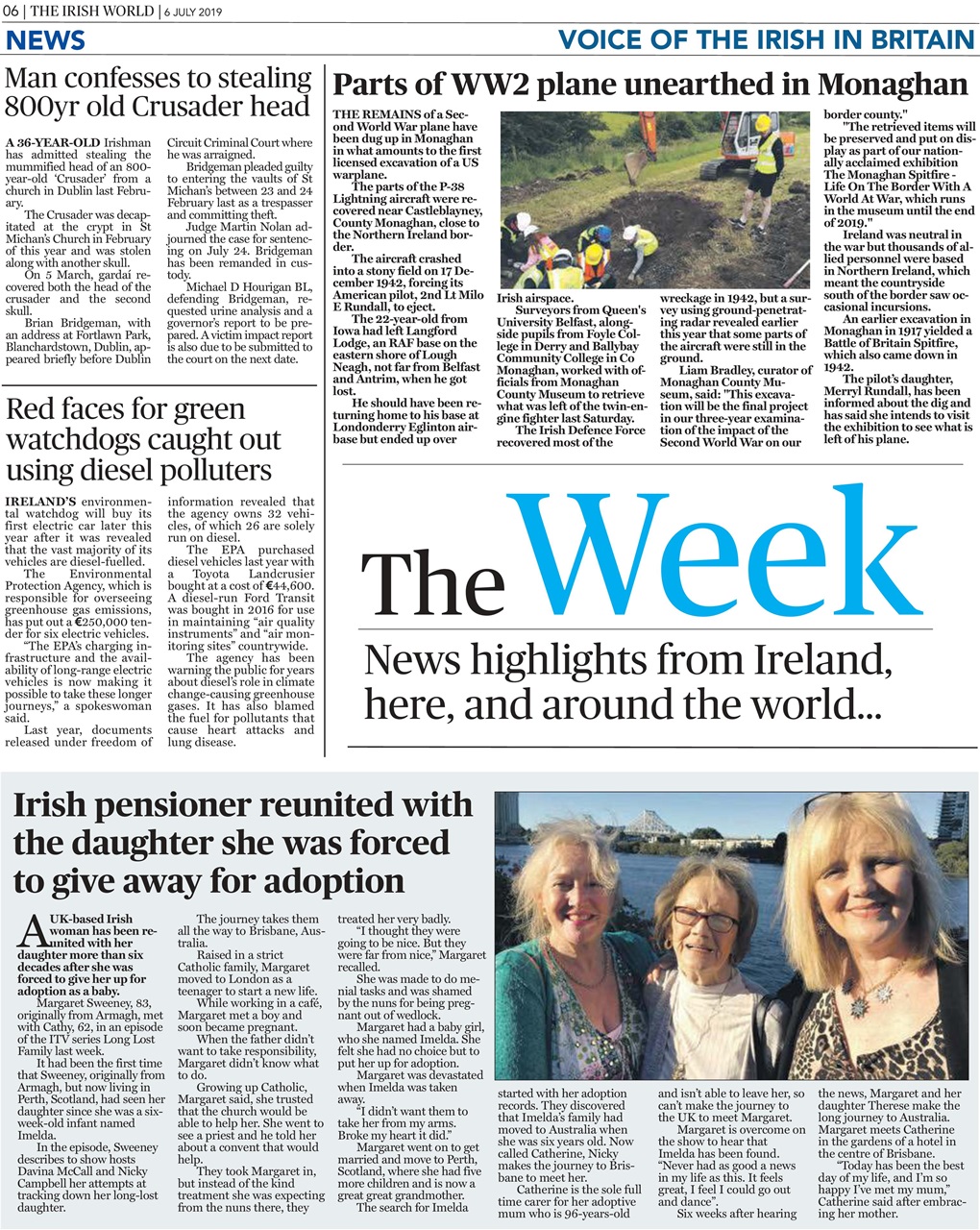 Irish World Preview Pages