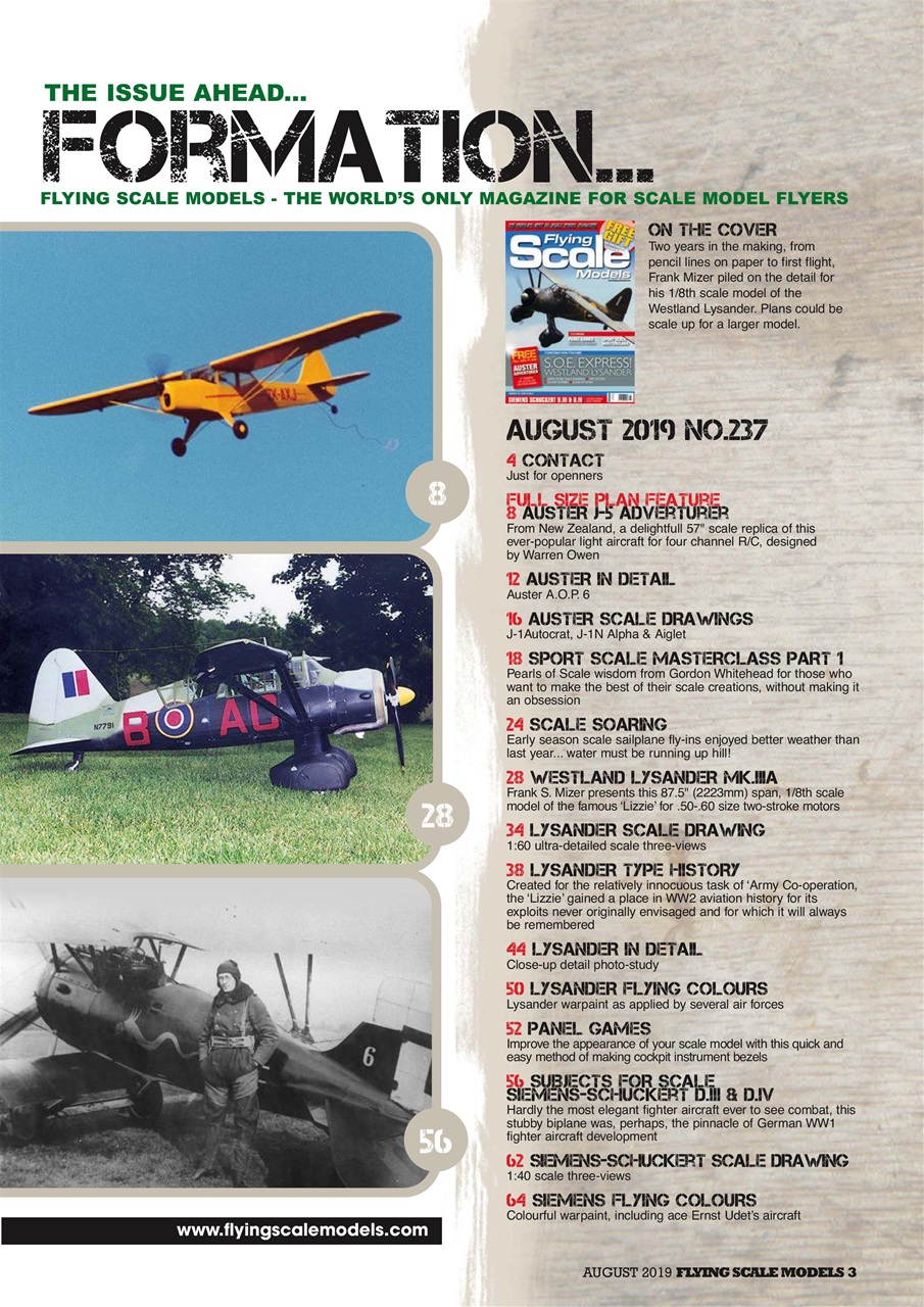 Radio Control Model Flyer Preview Pages