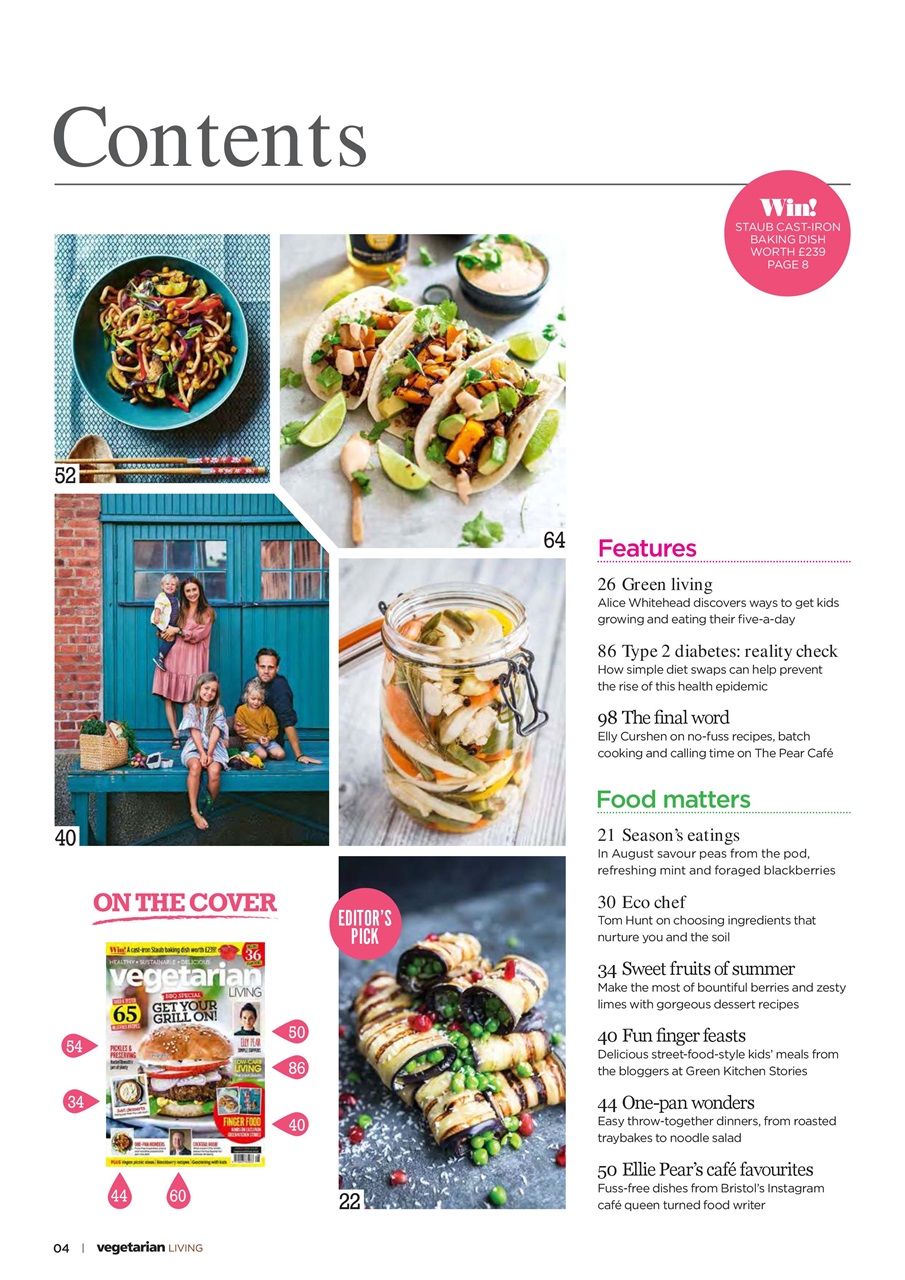 Vegetarian Living Preview Pages
