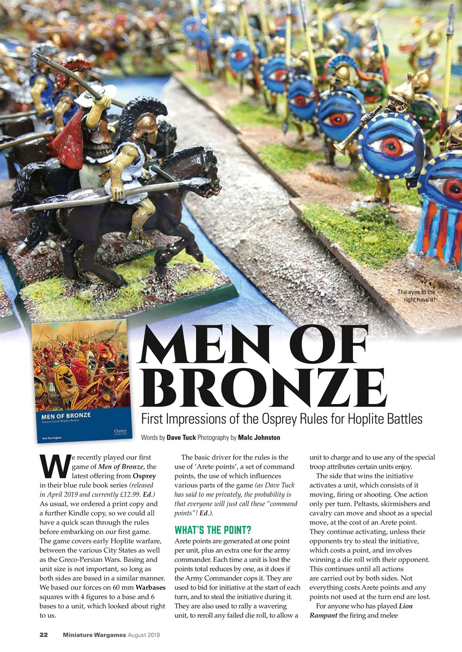 Miniature Wargames Preview Pages