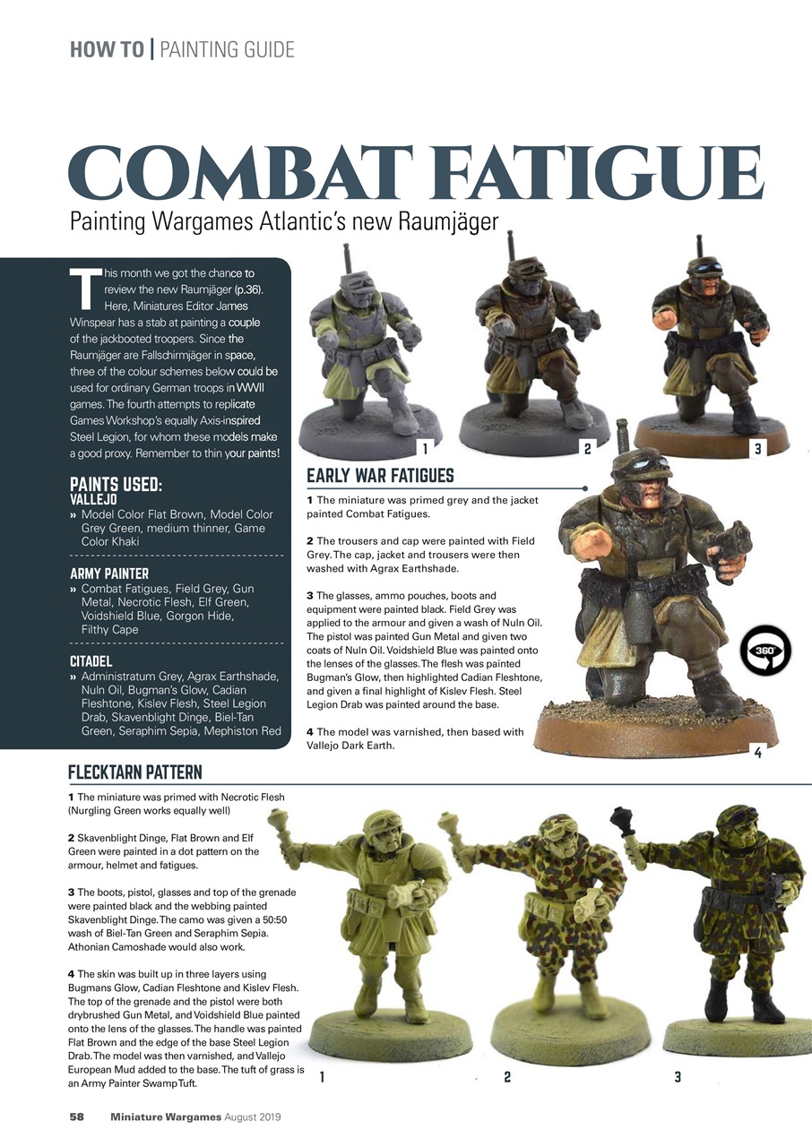 Miniature Wargames Preview Pages