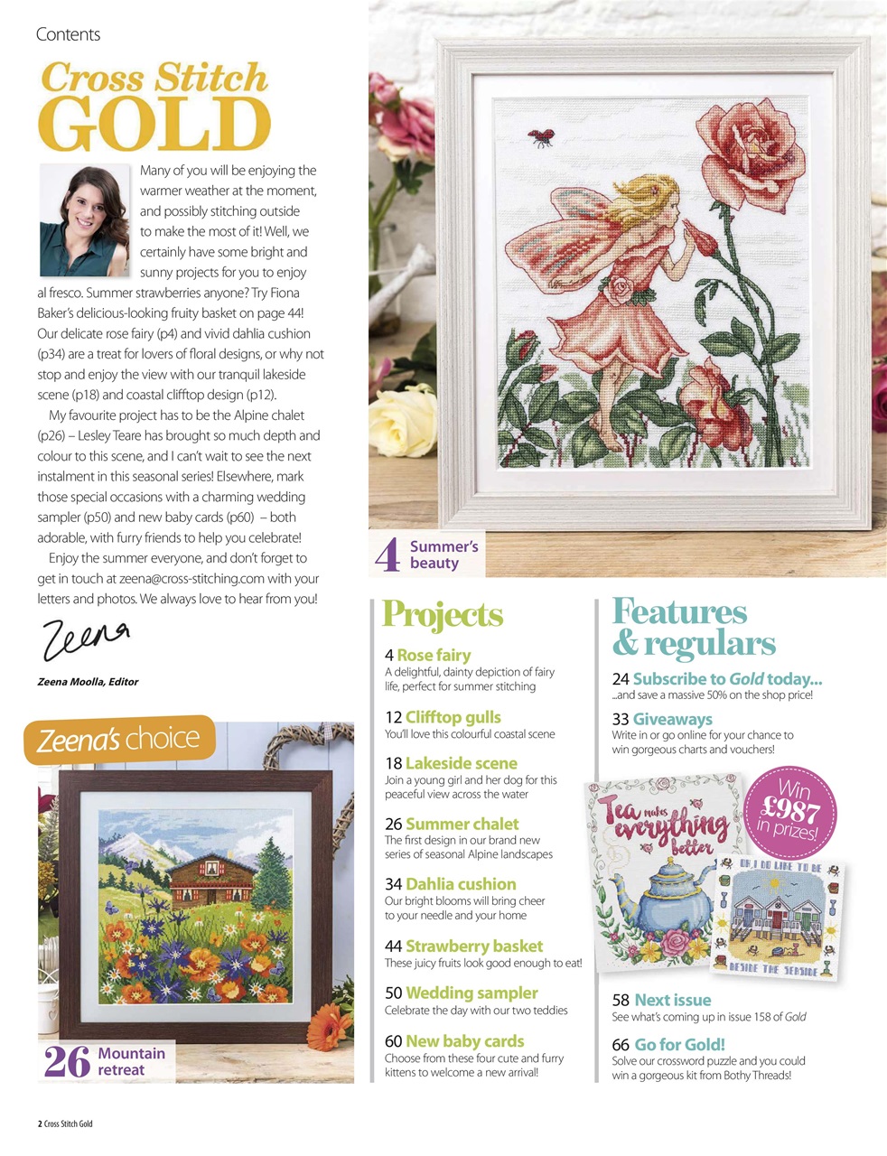 Cross Stitch Gold Preview Pages