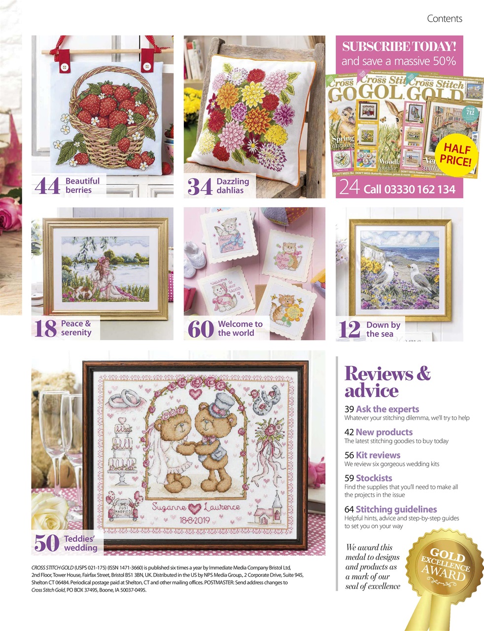 Cross Stitch Gold Preview Pages