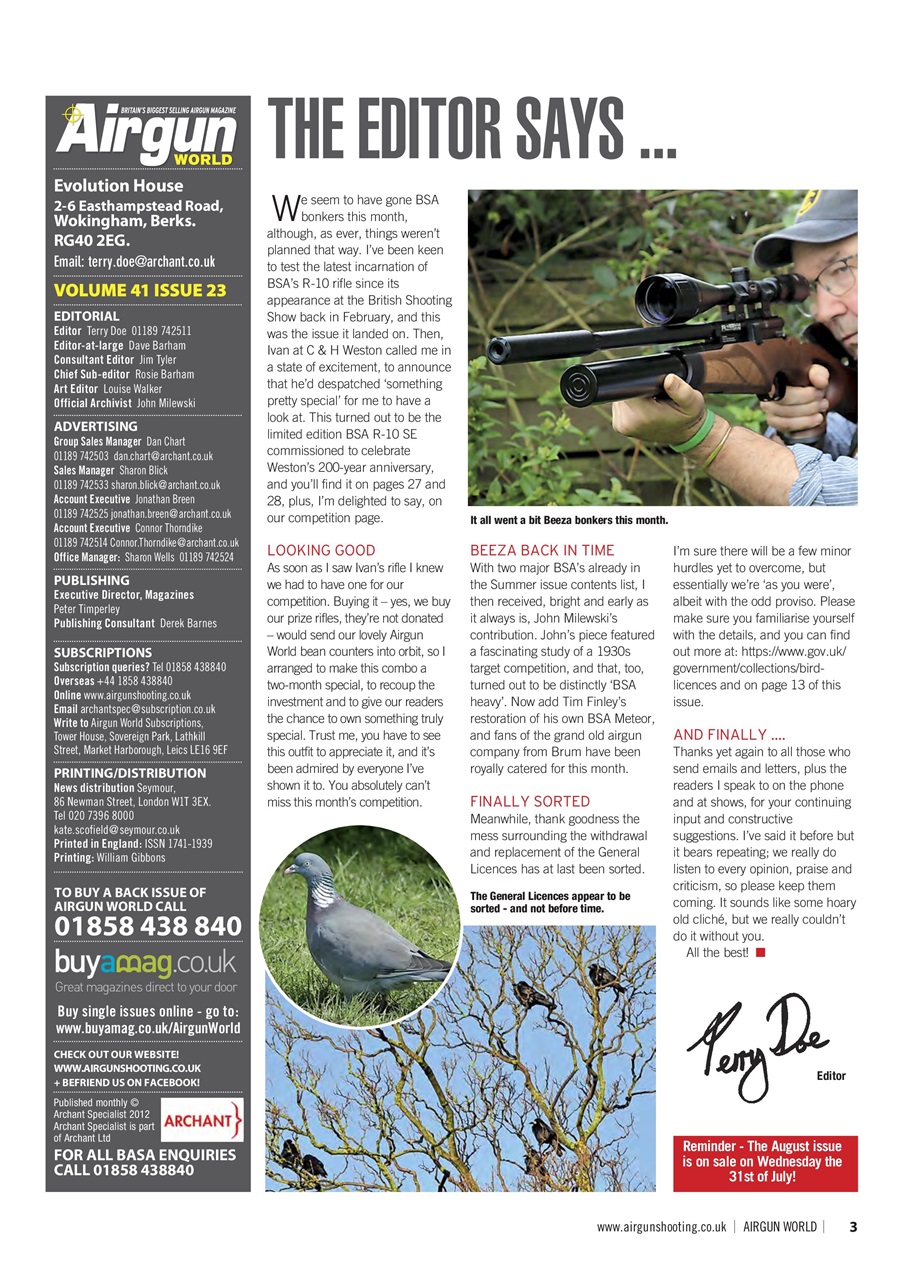 Airgun World Preview Pages