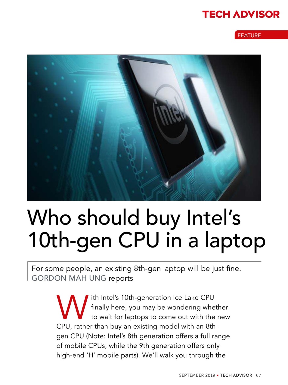 Tech Advisor Preview Pages