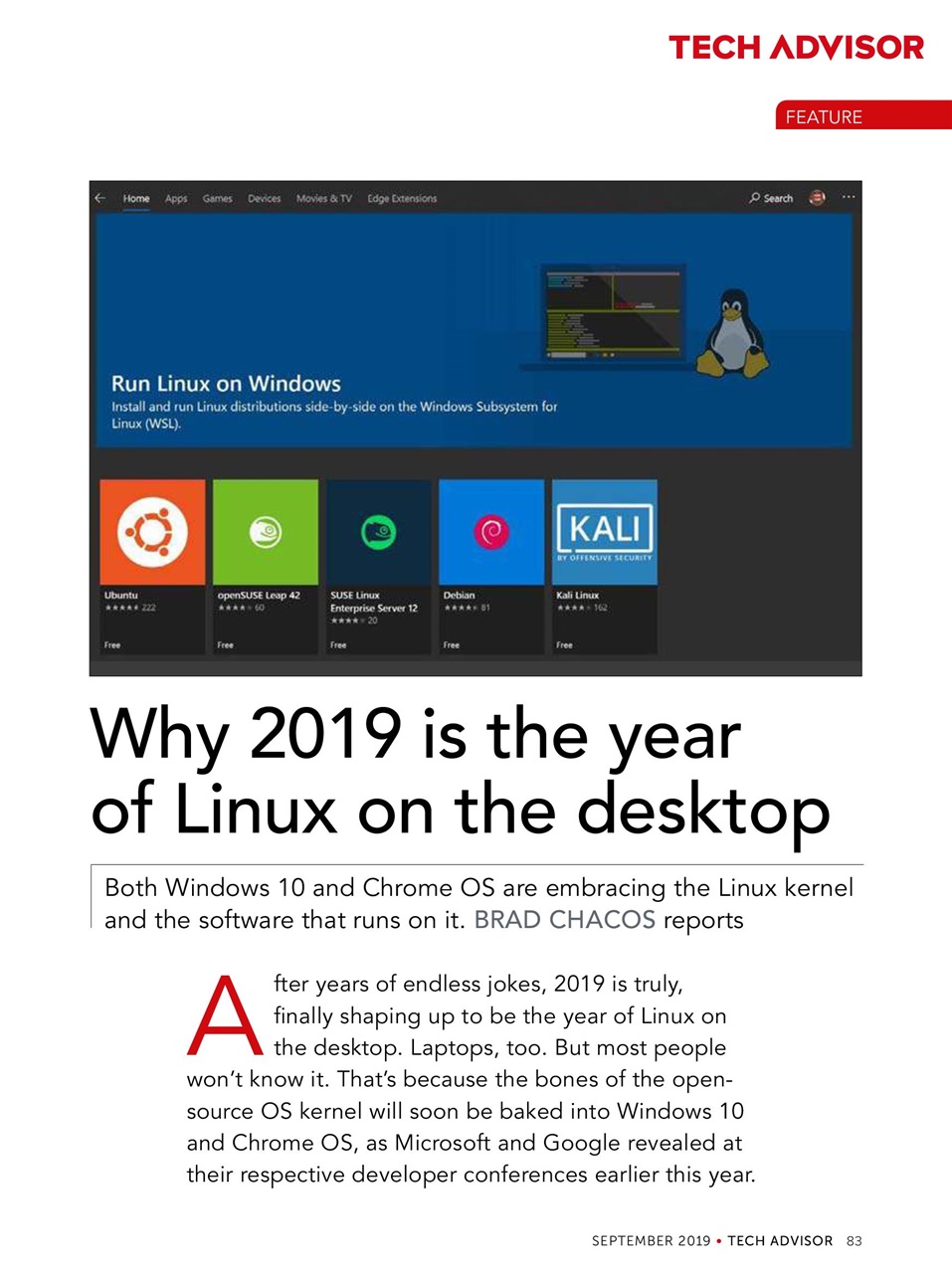 Tech Advisor Preview Pages