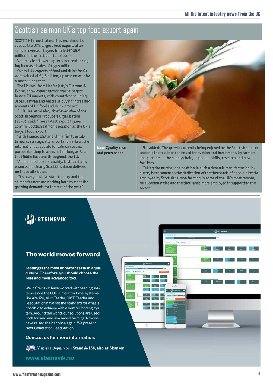 Fish Farmer Magazine Preview Pages