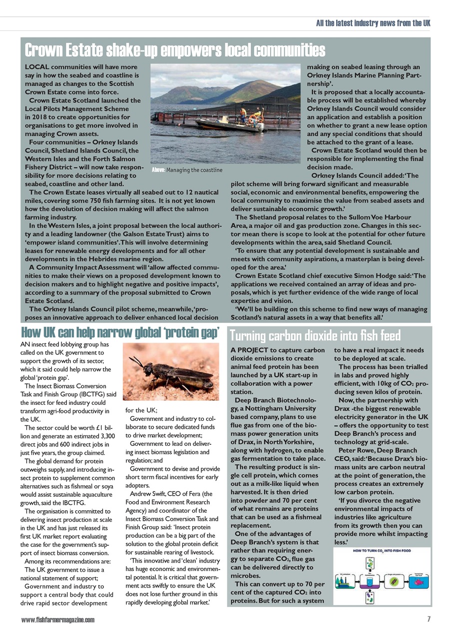 Fish Farmer Magazine Preview Pages