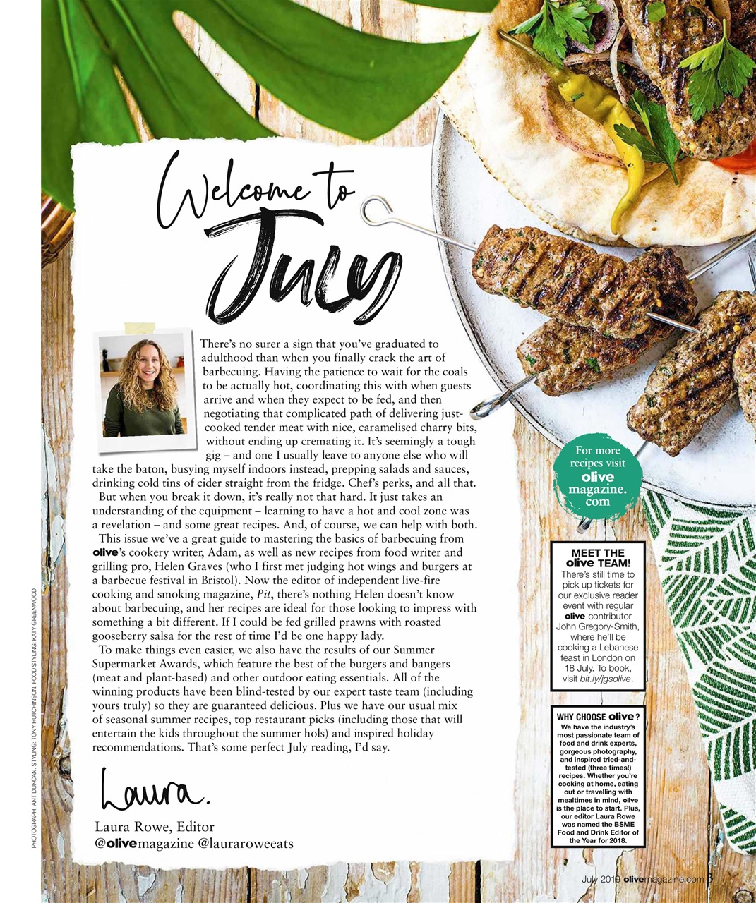 Olive Magazine Preview Pages