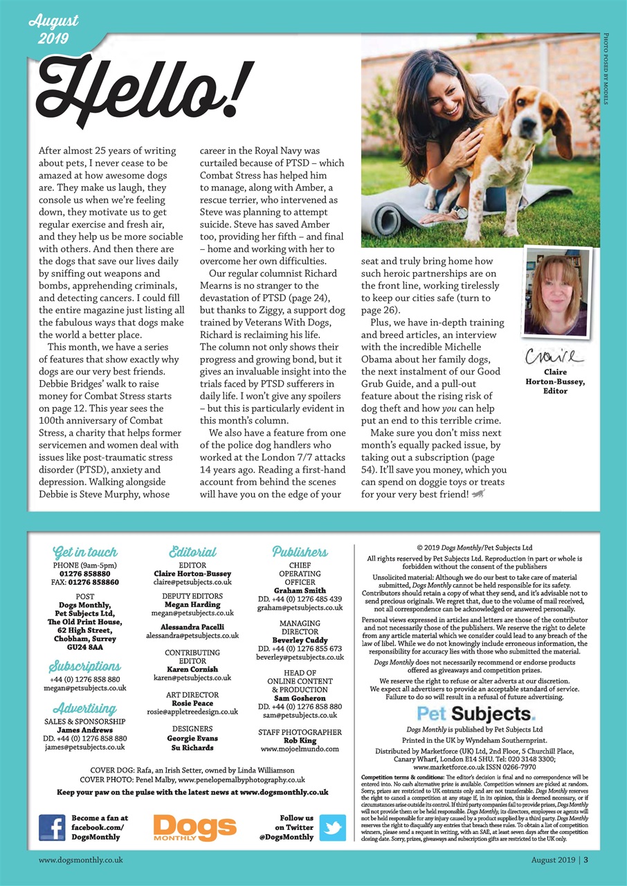 Dogs Monthly Preview Pages