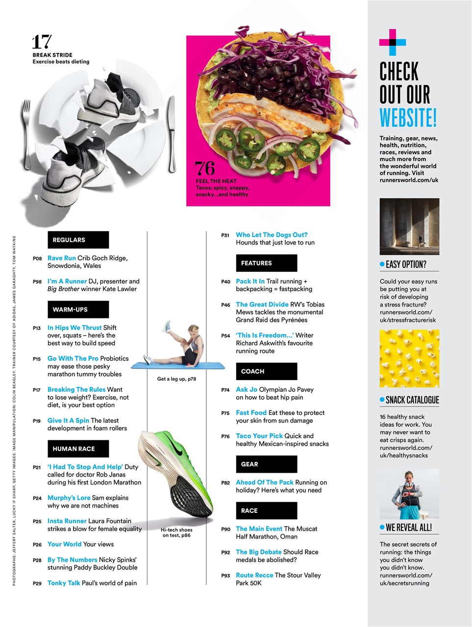 Runner's World Preview Pages