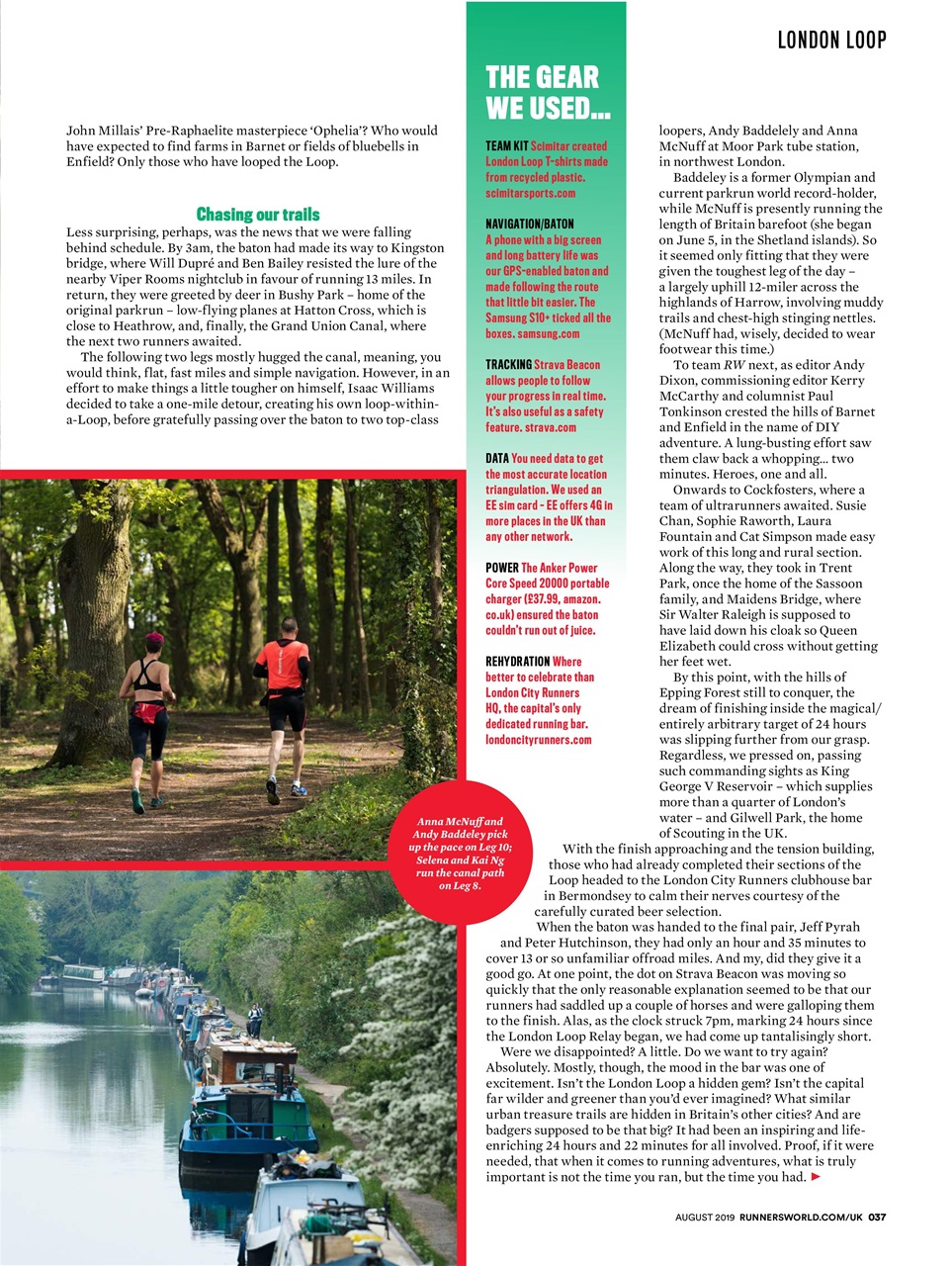 Runner's World Preview Pages