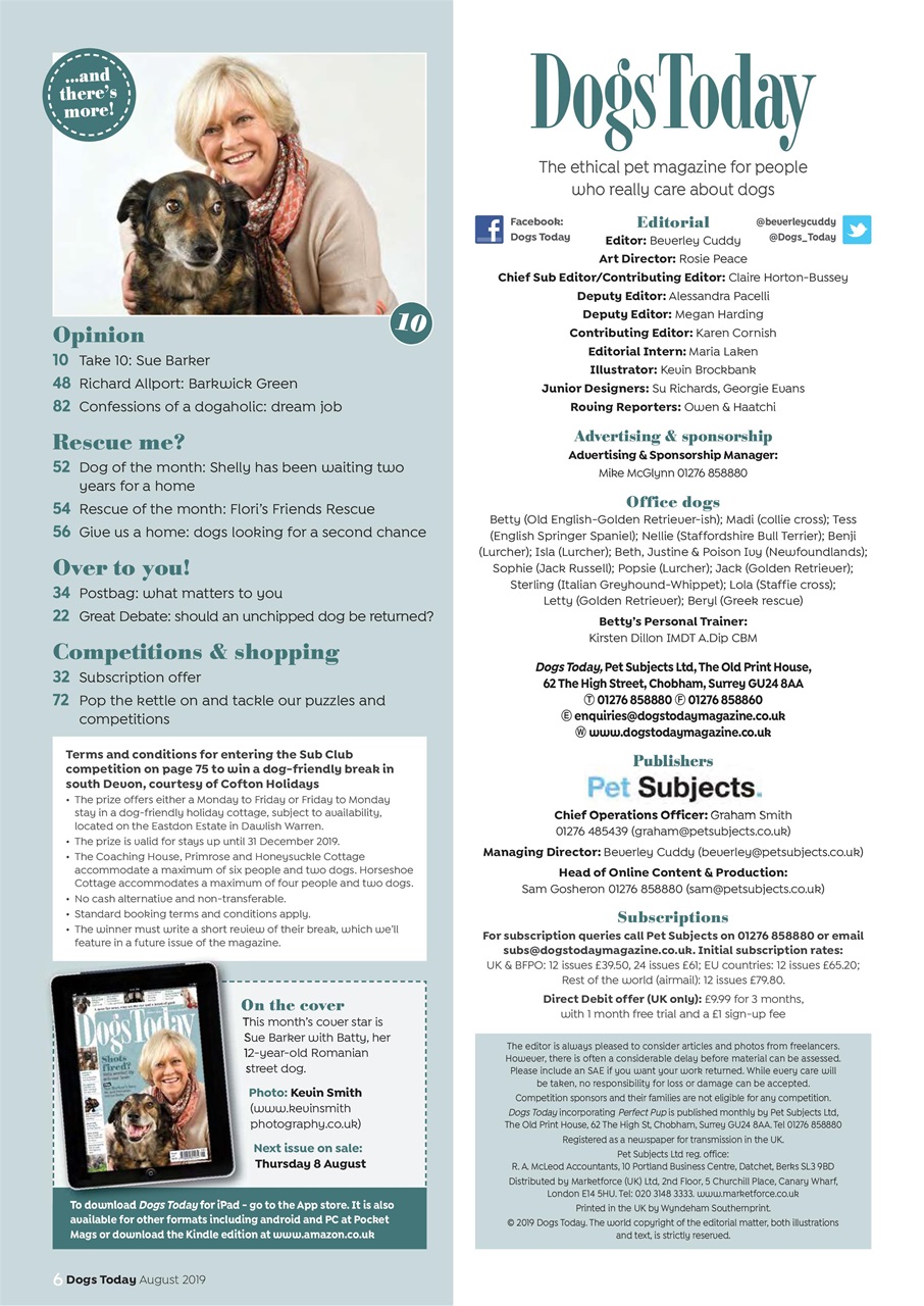 Dogs Today Magazine Preview Pages