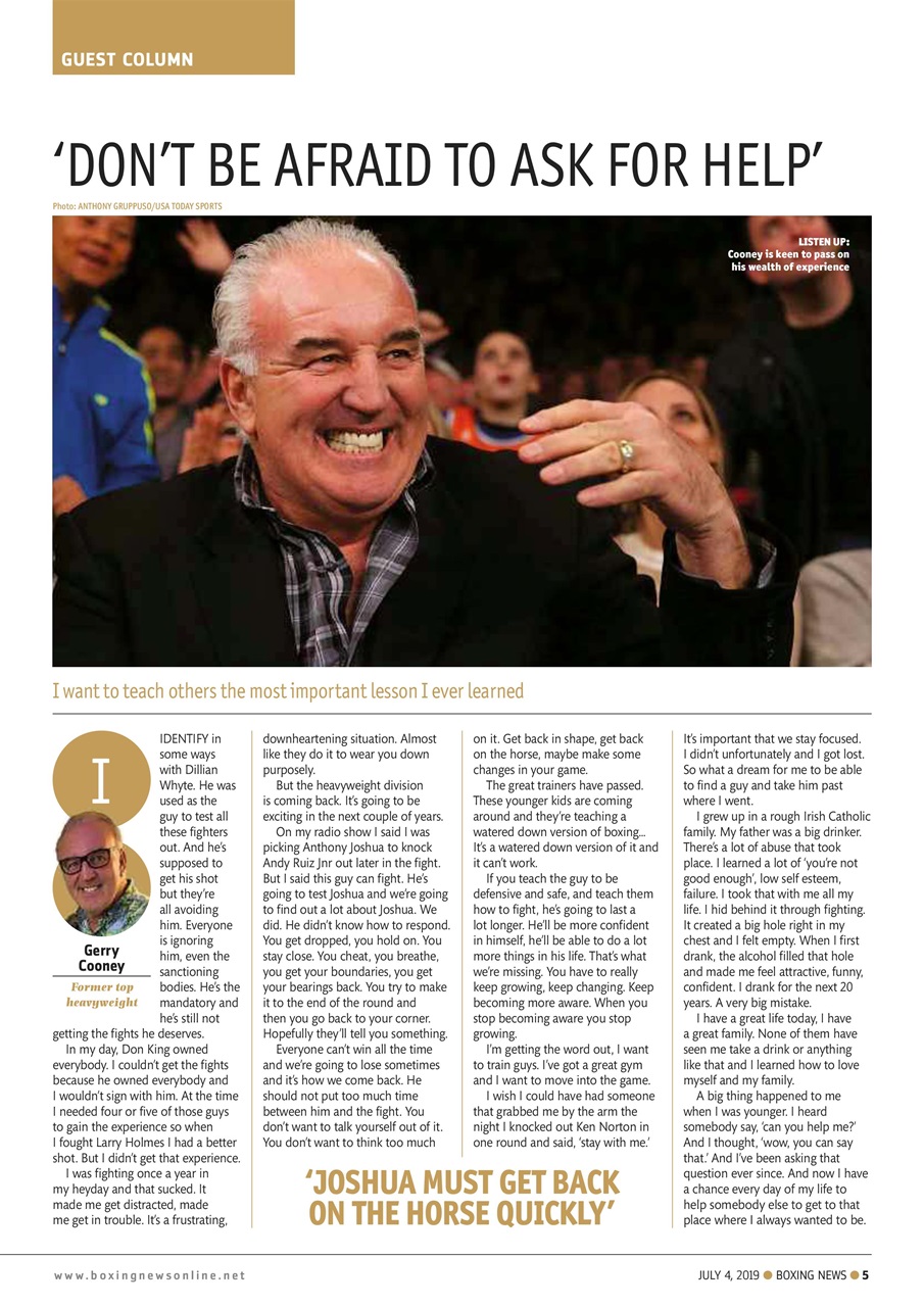 Boxing News Preview Pages