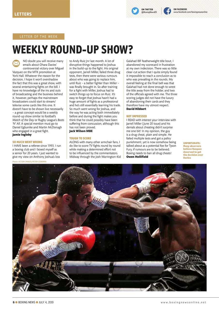 Boxing News Preview Pages